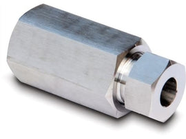 41246 Adaptor, 3/8" Female Cone to 1/4" Female NPTF