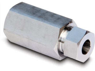 41246 Adaptor, 3/8" Female Cone to 1/4" Female NPTF