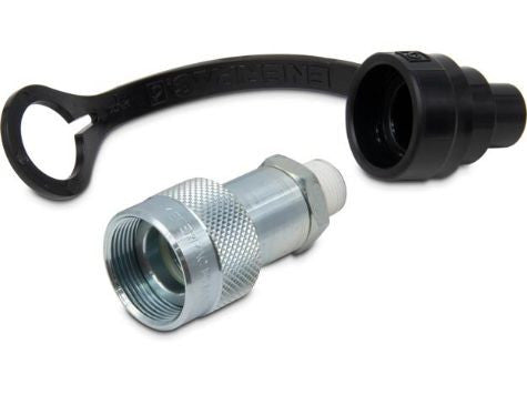 CR400 (CR-400) Enerpac Hydraulic Coupler with Dust Cap - Left Side