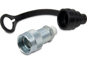 CR400 (CR-400) Enerpac Hydraulic Coupler with Dust Cap - Left Side