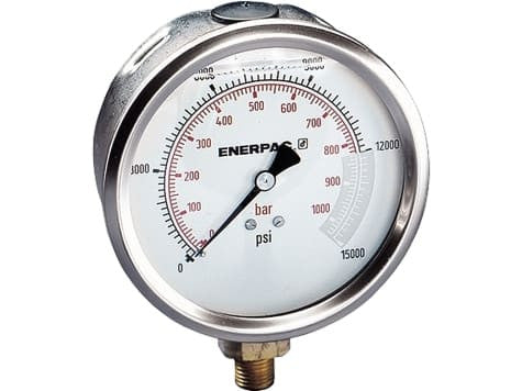 G4089L Gauge, 4" 0-15, 000 PSI