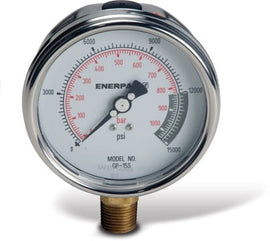 Enerpac GP15S dry hydraulic pressure gauge, 0-15,000 psi