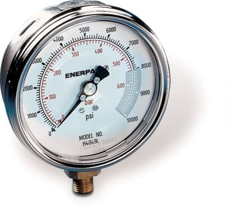 H4049L Gauge, 4" 0-10, 000 PSI
