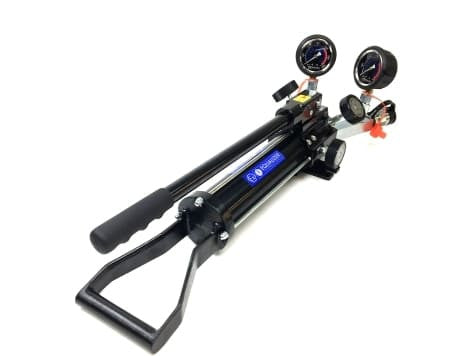 HP550DMINEX Enerpac Atex Certified Hydraulic Twin Port Sealed Hand Pump W/ Gauge