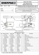 P80K4 Universal Enerpac Hydraulic Pump Repair Kit - Page 1