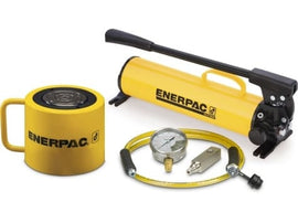 Enerpac SCL1002H Hydraulic Cylinder and Hand Pump Set, 100 tons