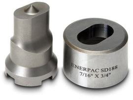 SPD-188 3/8" (M10) Oblong Punch & Die Set