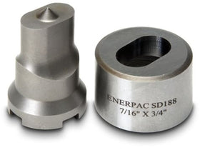 SPD-188 3/8" (M10) Oblong Punch & Die Set