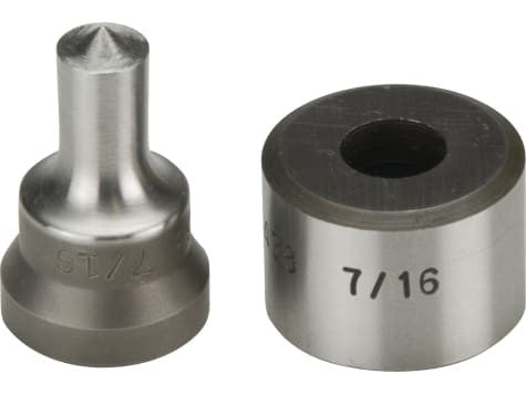 SPD-438 3/8" (M10) Round Punch & Die Set